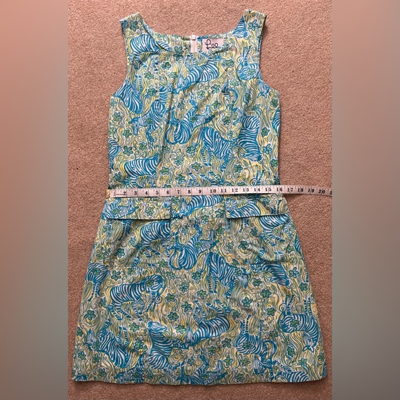 Vintage Lilly Pulitzer Dress Size 6- Zebra print with pockets - Picture 7 of 11